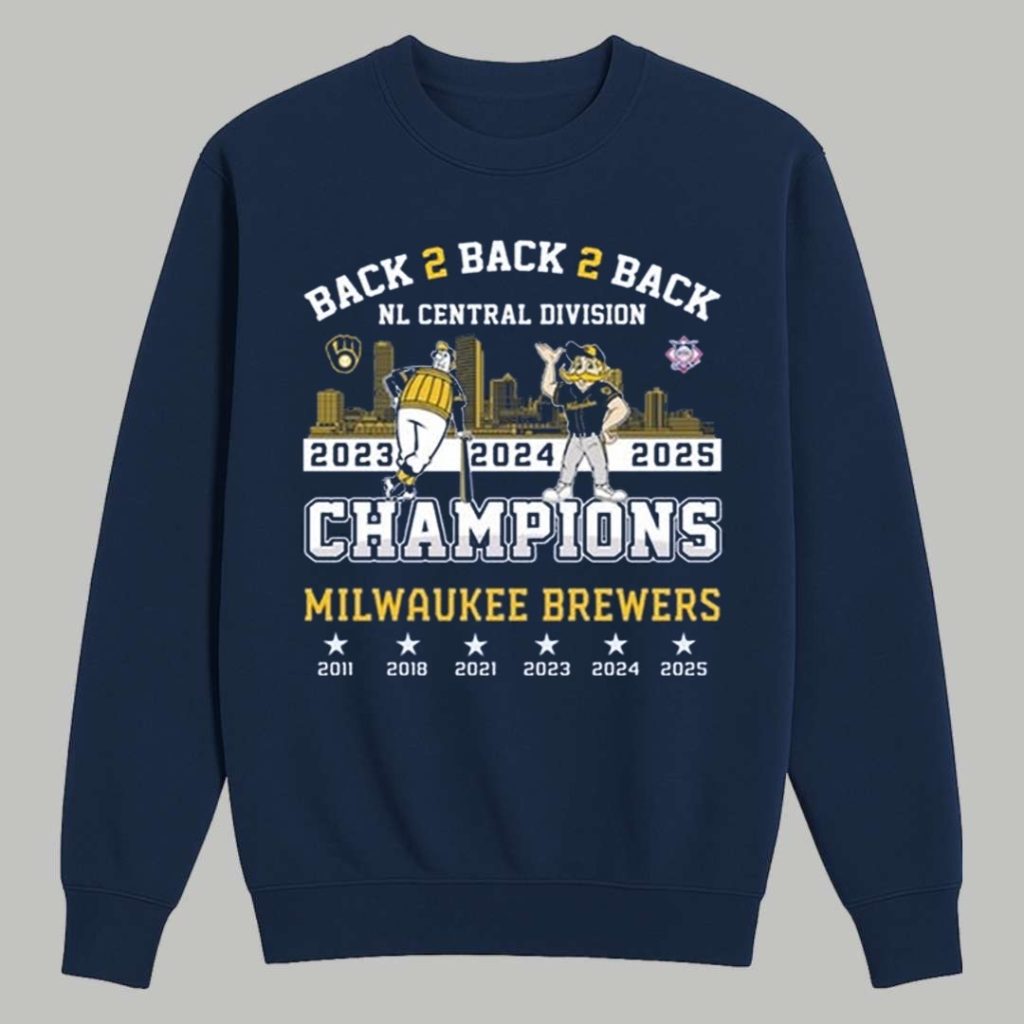 Congrats Brewers B2B2B Division Champs Shirt 3