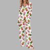 Coquette Pepper Drink Christmas Silky Satin Pajama Set 3