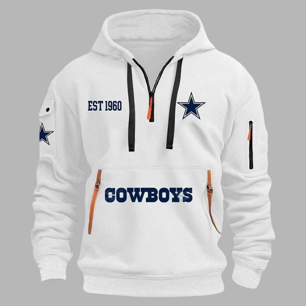 Cowboys EST 1960 Quarter Zip Hoodie 3