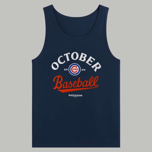 Cubs October Baseball 2025 Shirt 4