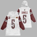 Daniels 5 Washington Football Unisex Blanket Hoodie