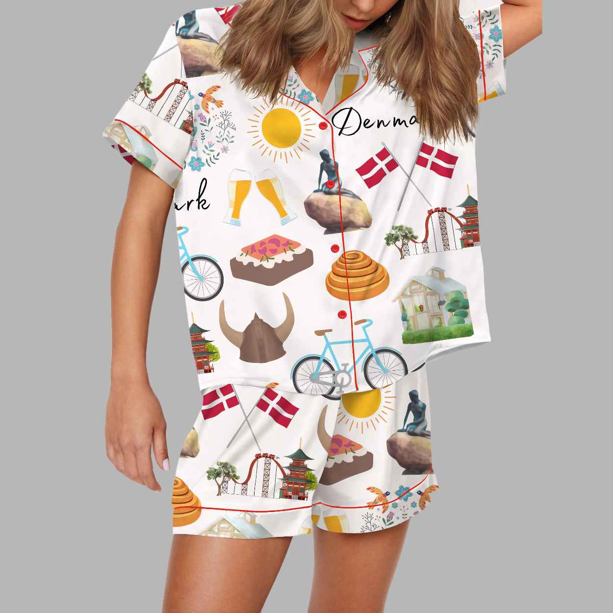 Denmark Silky Satin Pajama Set 1 Denmark Silky Satin Pajama Set 1