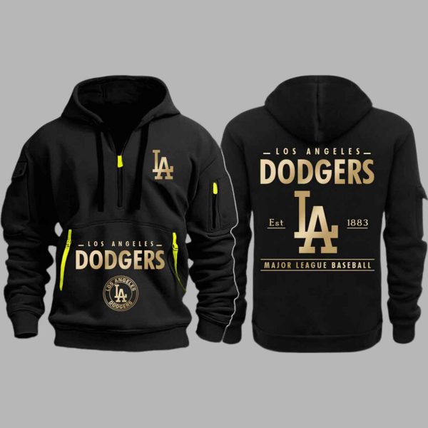 Dodgers EST 1883 Quarter Zip Hoodie 3