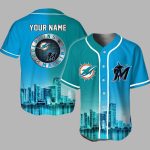 Dolphins x Marlins 3D Baseball Jersey
