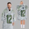 Fan 12 Seattle Football Unisex Blanket Hoodie 1