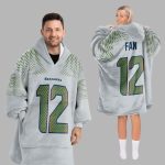 Fan 12 Seattle Football Unisex Blanket Hoodie