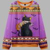 Feral Cat Ugly Halloween Sweater 2