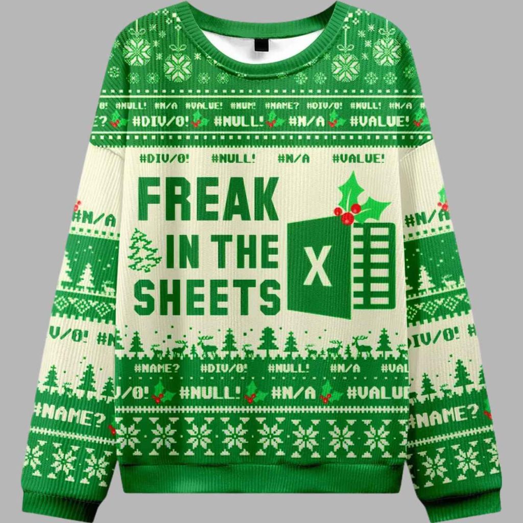 Freak in the Sheets Ugly Christmas Sweater 3