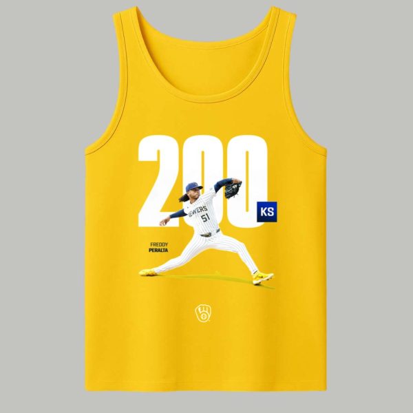 Freddy Peralta Has Notched 200 KS Shirt 4