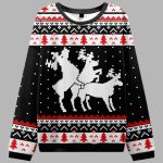 Fuck Elk Ugly Christmas Sweater