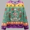 Funny Skeleton Halloween Ugly Sweater 2