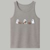 Ghost Trio Halloween Dachshund Shirt 4