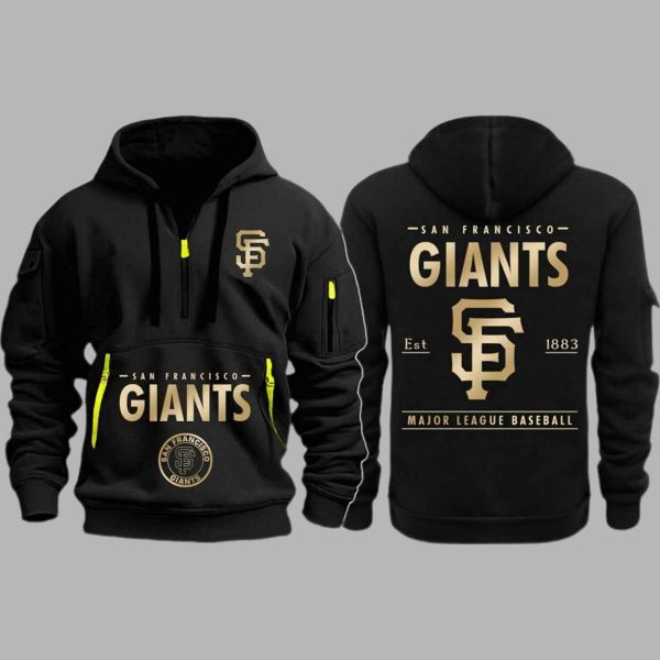 Giants EST 1883 Quarter Zip Hoodie 2