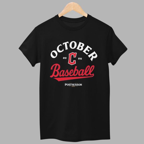 Guardians October Baseball Postseason 2025 Shirt 1