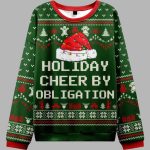Holiday Cheer by Obligation Green Ugly Christmas Sweater