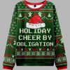 Holiday Cheer by Obligation Green Ugly Christmas Sweater 3