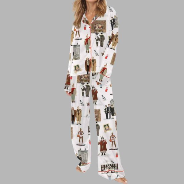 Home Alone Christmas Silky Satin Pajama Set 3