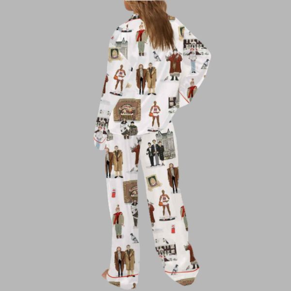 Home Alone Christmas Silky Satin Pajama Set 4