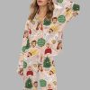 Home Alone Silky Satin Pajama Set 2