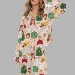 Home Alone Silky Satin Pajama Set