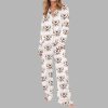 Hunting Antlers Espresso Martini Silky Satin Pajama Set 2