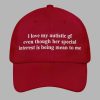 I Love My Autistic GF Hat 3