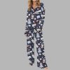 Polar Express Christmas Silky Satin Pajama Set 3