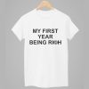 Jalen Carter My First Year Being Rioh Shirt 1