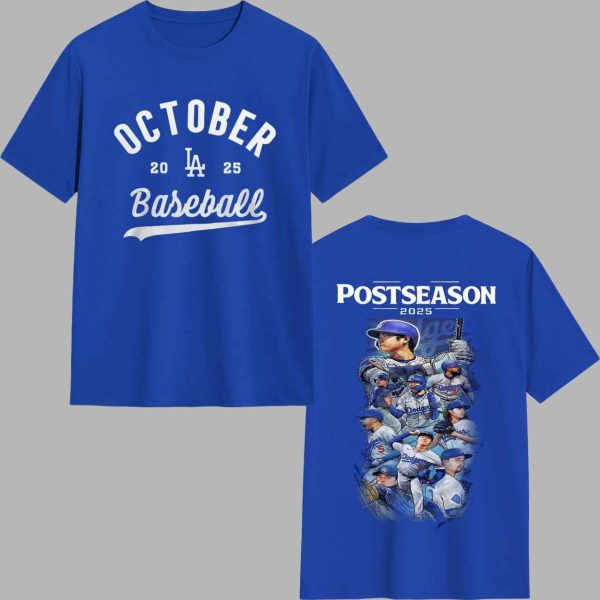 LA Dodgers 2025 Postseason Shirt 1