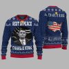 Rest In Peace Charlie Kirk Great American Patriotic Ugly Christmas Sweater 3