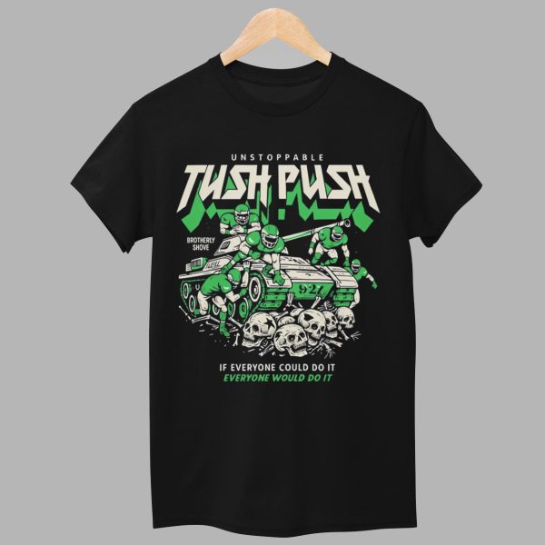 Landon Dickerson's Unstoppable Tush Push Brotherly Shove Shirt 1