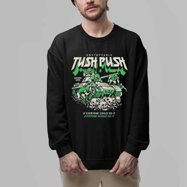 Landon Dickerson's Unstoppable Tush Push Brotherly Shove Shirt 2