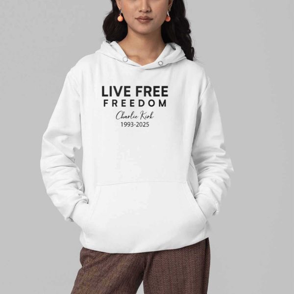 Live Free Freedom Charlie Kirk 1993 2025 Shirt 5