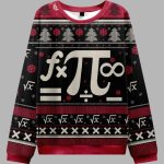 Math Christmas Black Ugly Christmas Sweater