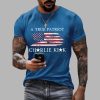Mens A True Patriot Charlie Kirk Printed Casual T shirt 5