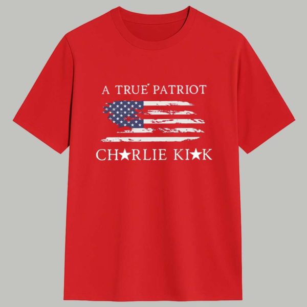 Mens A True Patriot Printed Casual Shirt 1