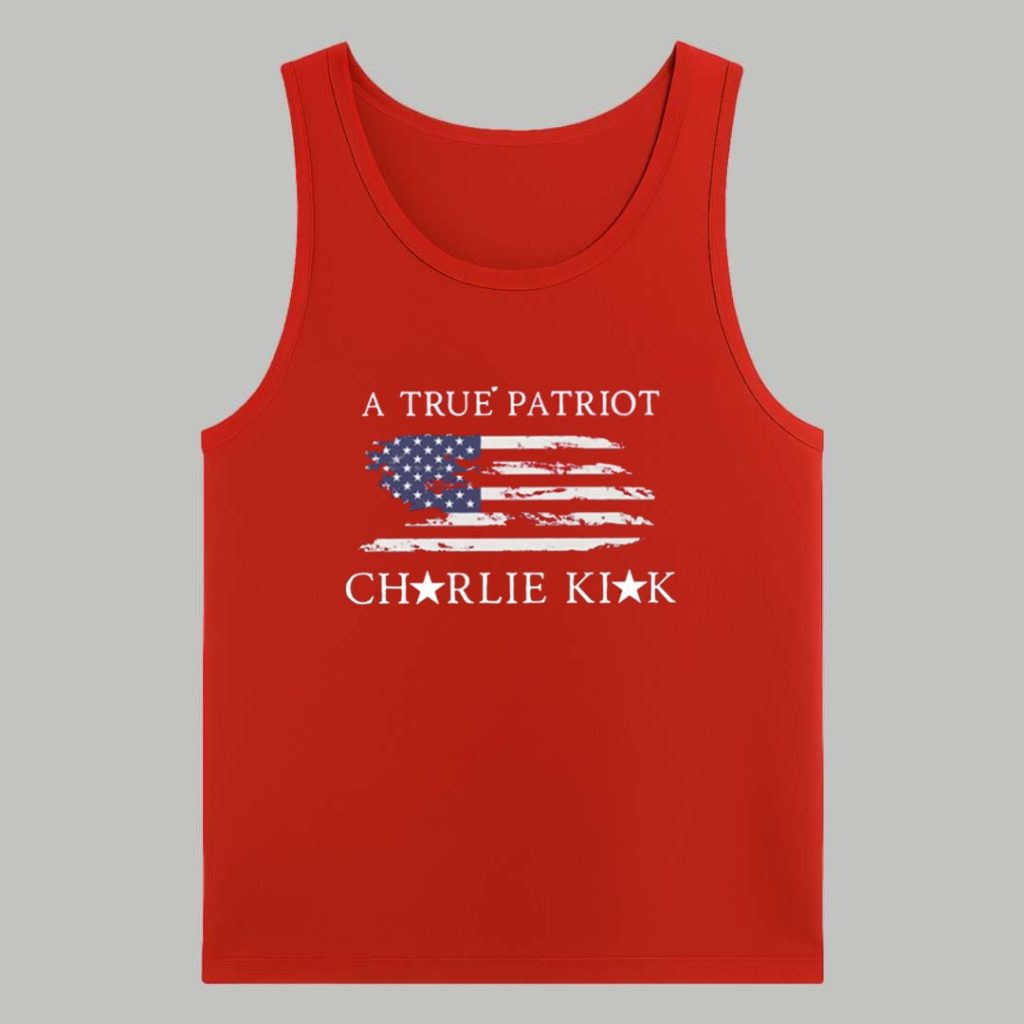 Mens A True Patriot Printed Casual Shirt 4