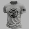 Mens Forever In Our Hearts A True Patriot Print short sleeved T shirt 3