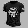 Mens Forever In Our Hearts A True Patriot Print short sleeved T shirt 4