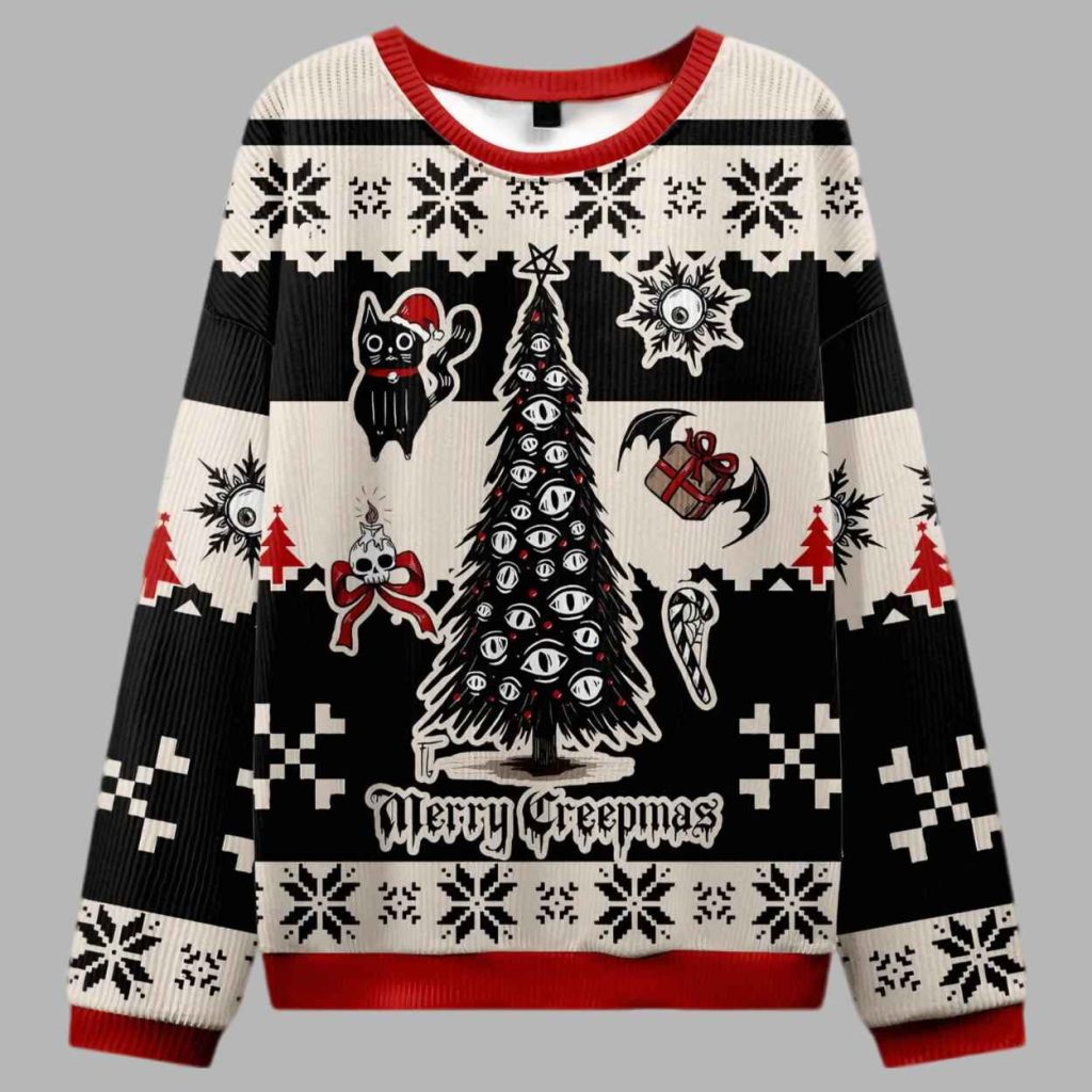 Merry Creepmas Ugly Christmas Sweater 2