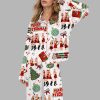 Merry Fetchmas Silky Satin Pajama Set 1