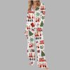Merry Fetchmas Silky Satin Pajama Set 2