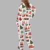 Merry Fetchmas Silky Satin Pajama Set 3