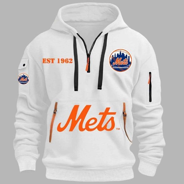 Mets Est 1962 Quarter Zip Hoodie 1