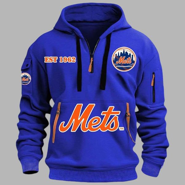 Mets Est 1962 Quarter Zip Hoodie 2