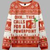 Ohh This Calls for a Powerpoint Ugly Christmas Sweater 2