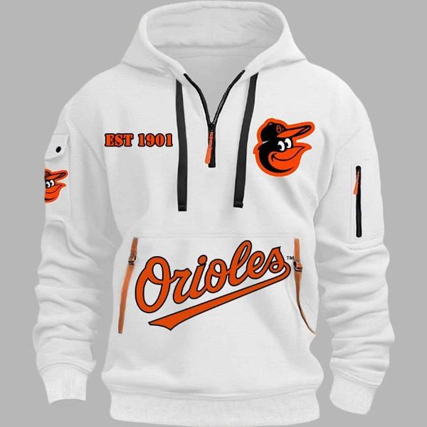 Orioles EST 1901 Quarter Zip Hoodie 2