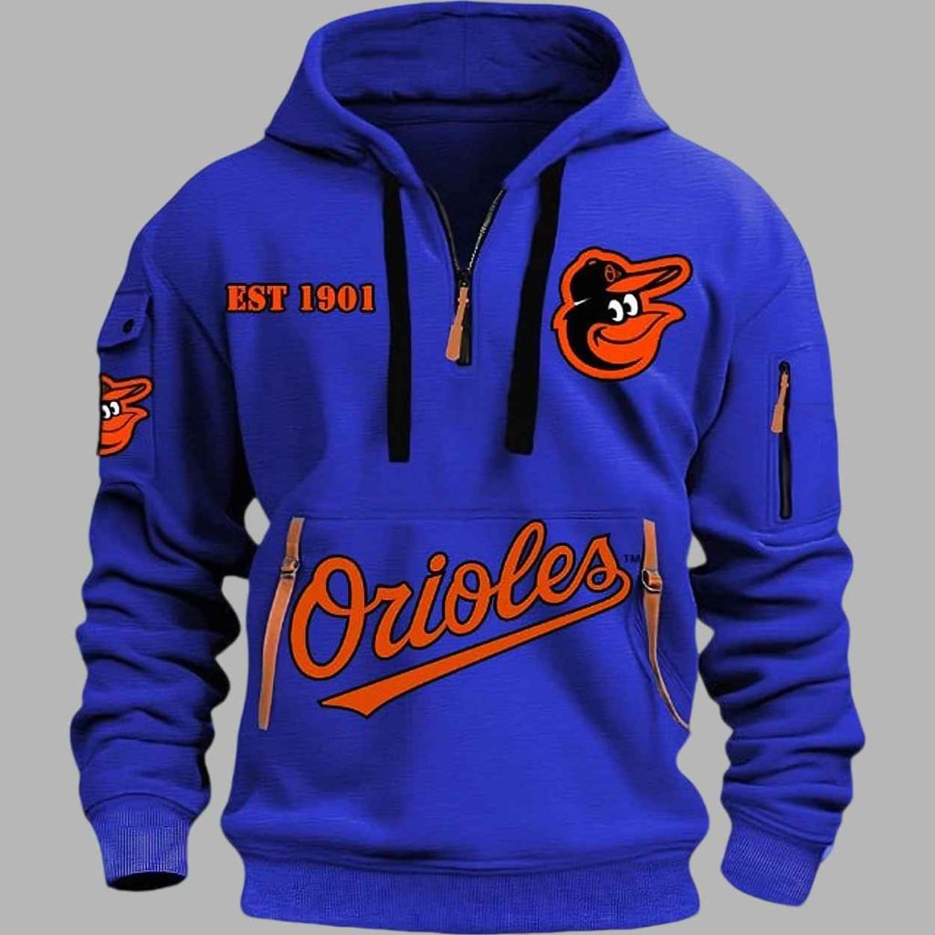 Orioles EST 1901 Quarter Zip Hoodie 5