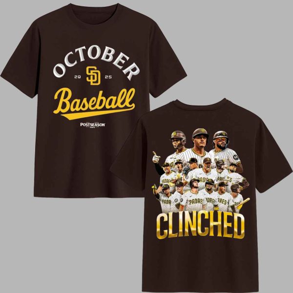 Padres October Baseball 2025 Shirt 2