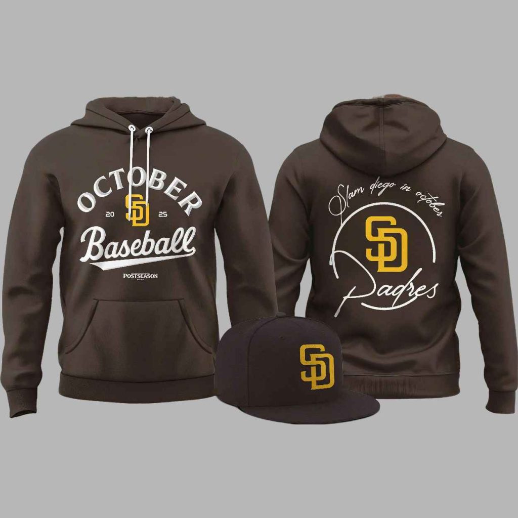 Padres Slam Diego October Postseason Shirt 3